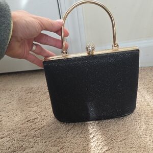 Chic Black and Gold Clutch
